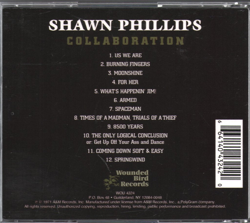 Shawn Phillips - Collaboration - Cd