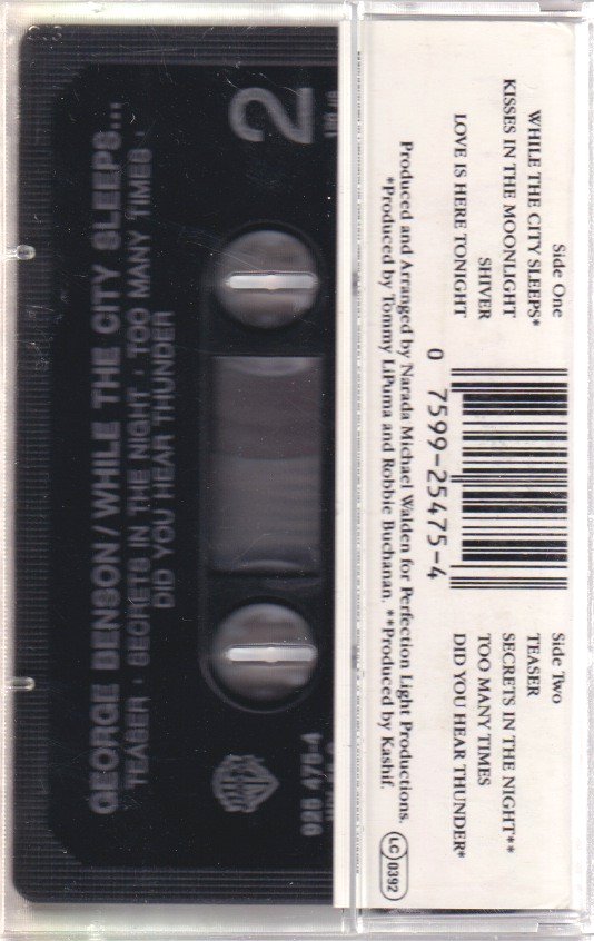 George Benson - While The City Sleeps - Cassette