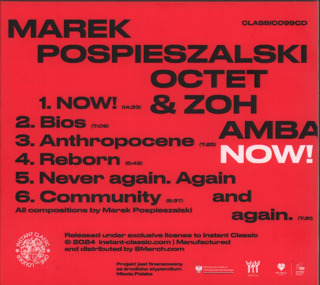 Marek Pospieszalski Octet & Zoh Amba - Now! - Cd