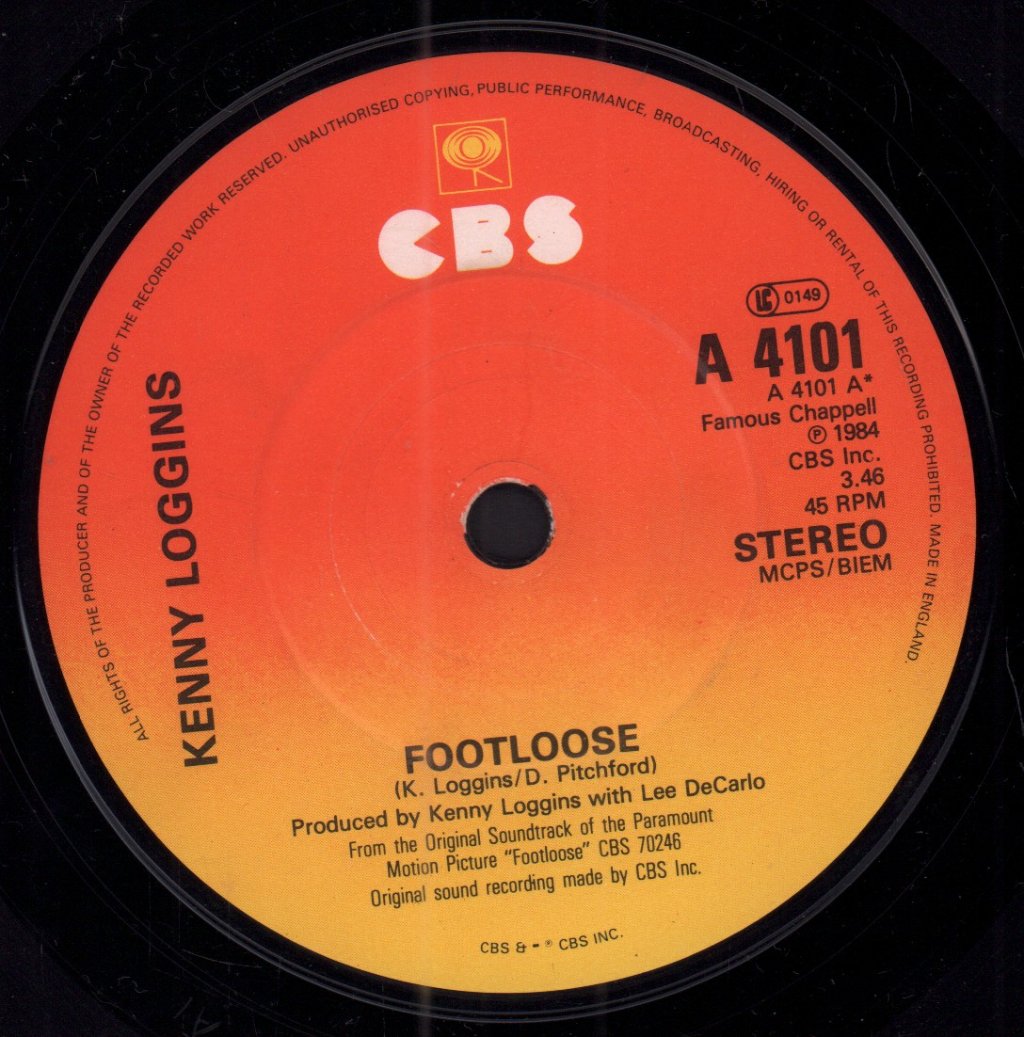 Kenny Loggins - Footloose - 7 Inch