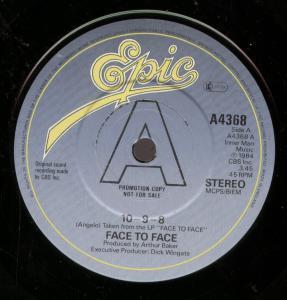 Face To Face (80'S Group) - 10-9-8 - 7 Inch