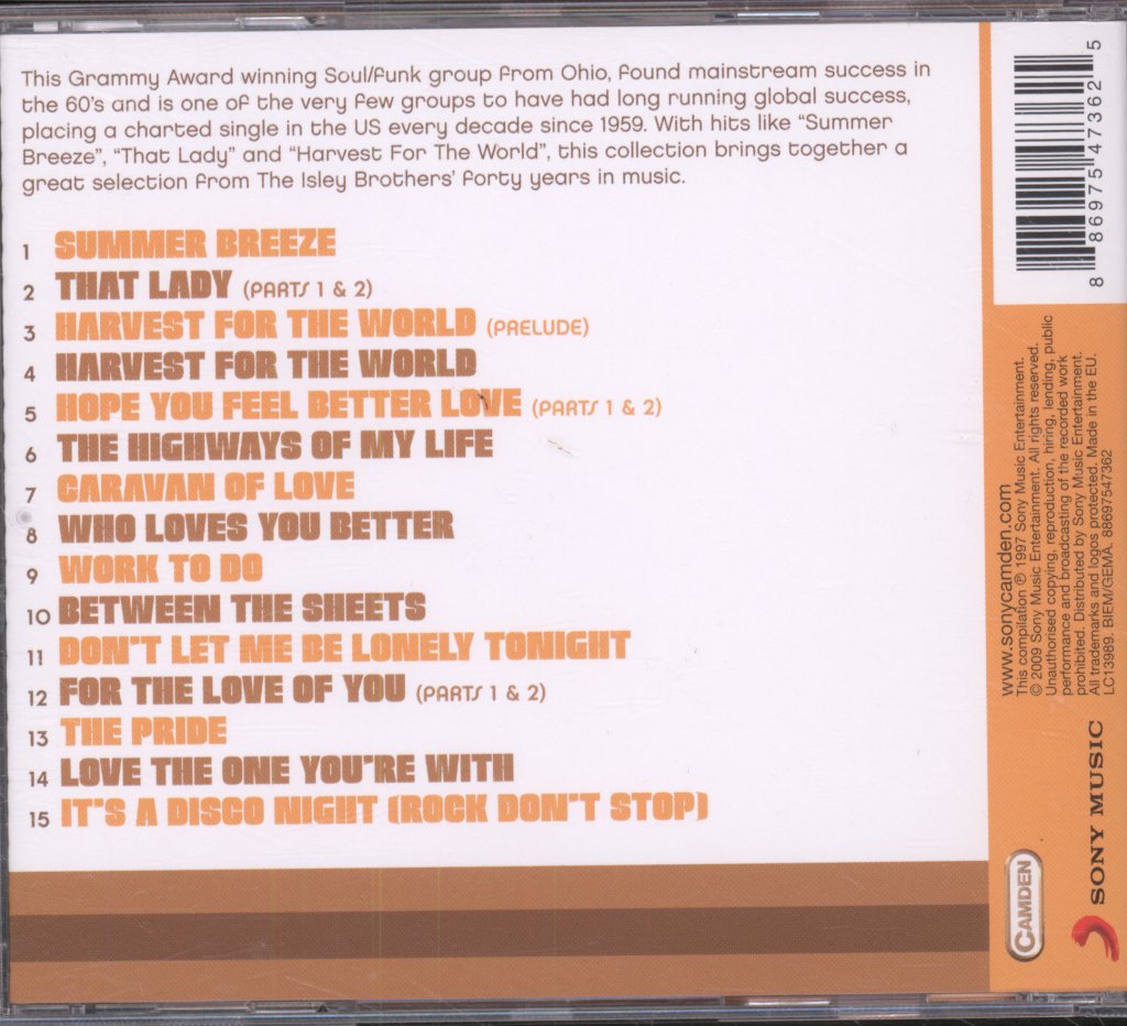 Isley Brothers - Greatest Hits - Cd