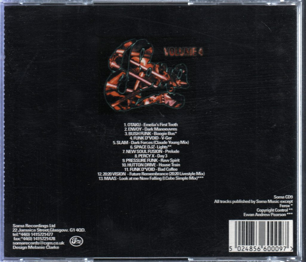 Various Artists - Soma Quality Recordings - Volume 4 - Cd