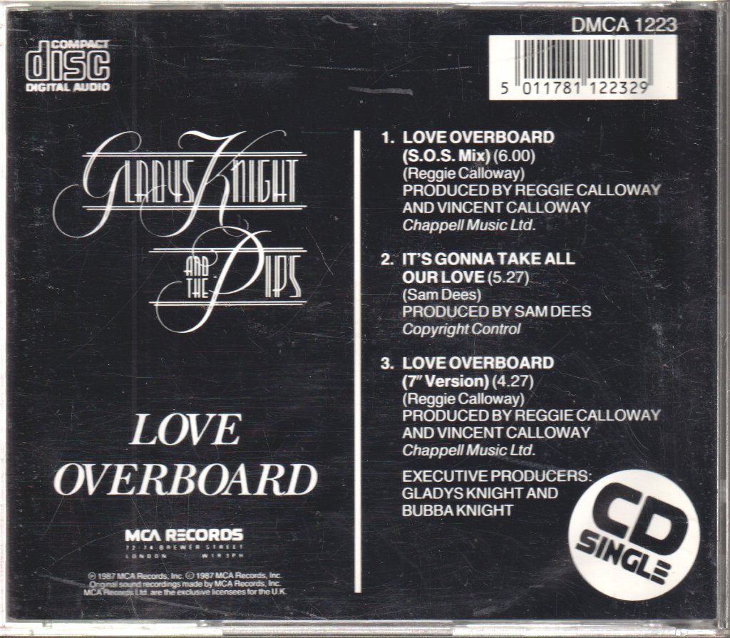 Gladys Knight And The Pips - Love Overboard - Cd