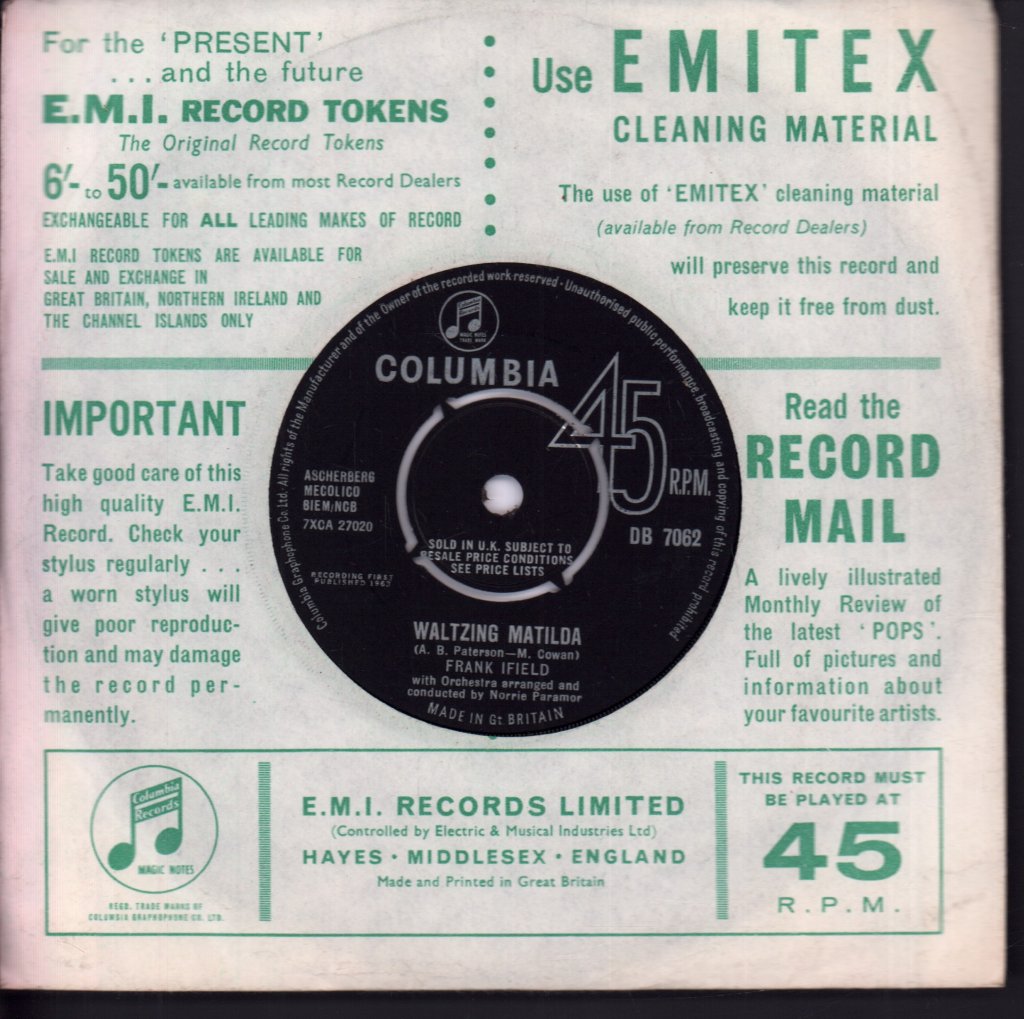 Frank Ifield - Confessin' - 7 Inch