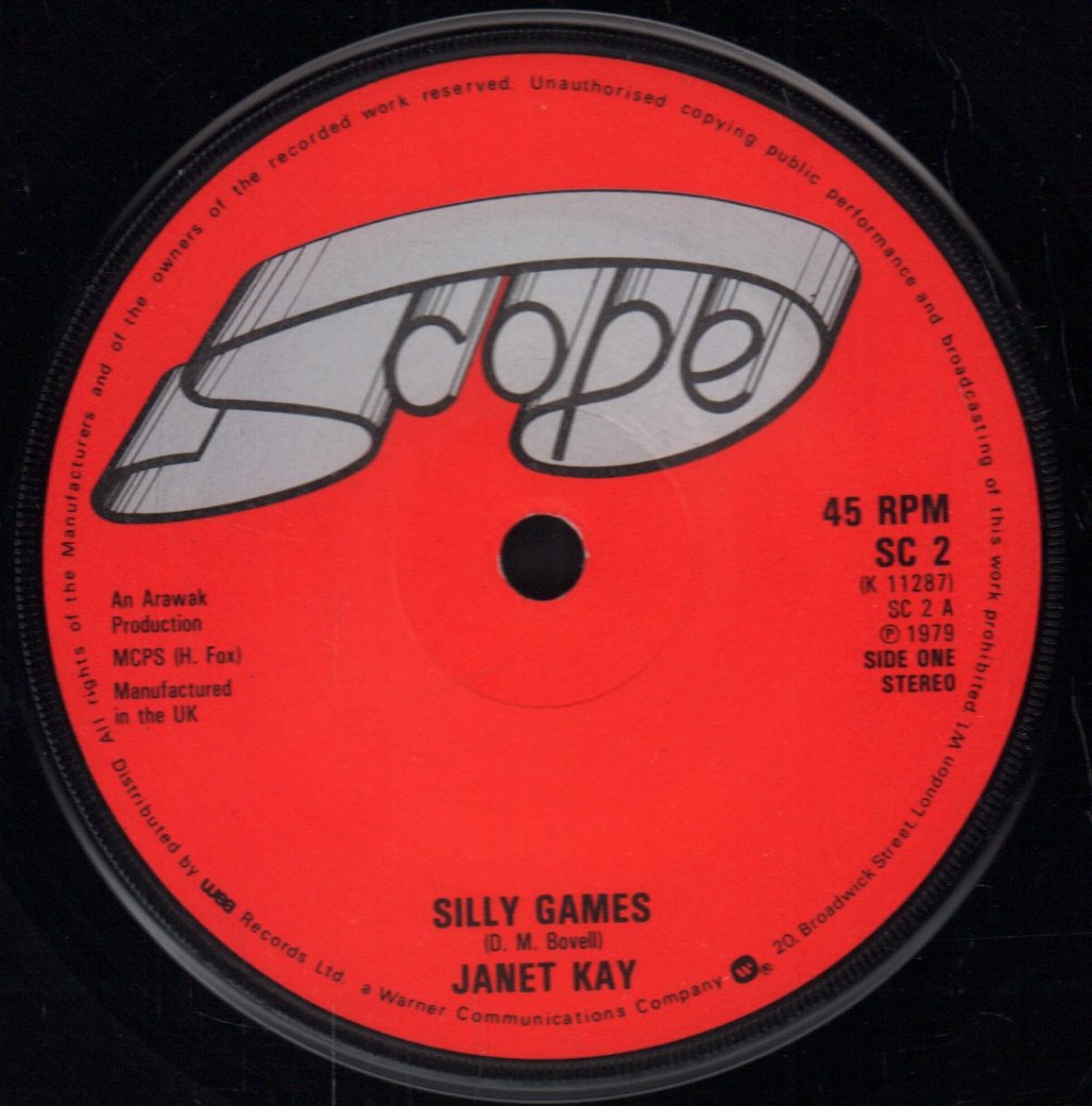 Janet Kay - Silly Games - 7 Inch
