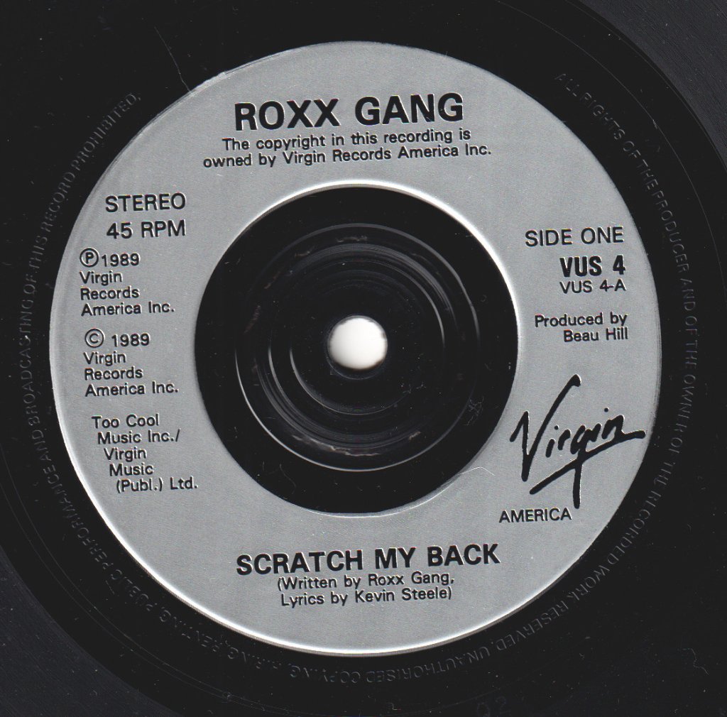 Roxx Gang - Scratch My Back - 7 Inch