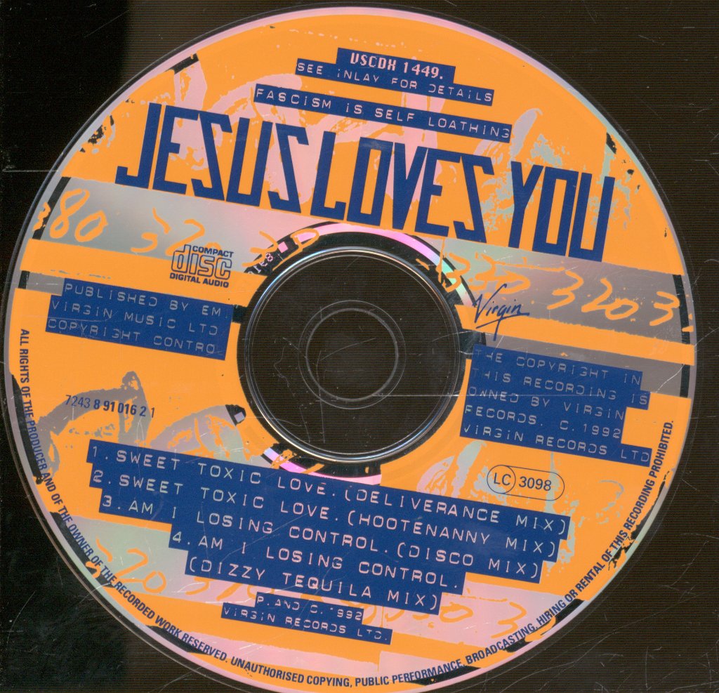 Jesus Loves You - Sweet Toxic Love - Cd