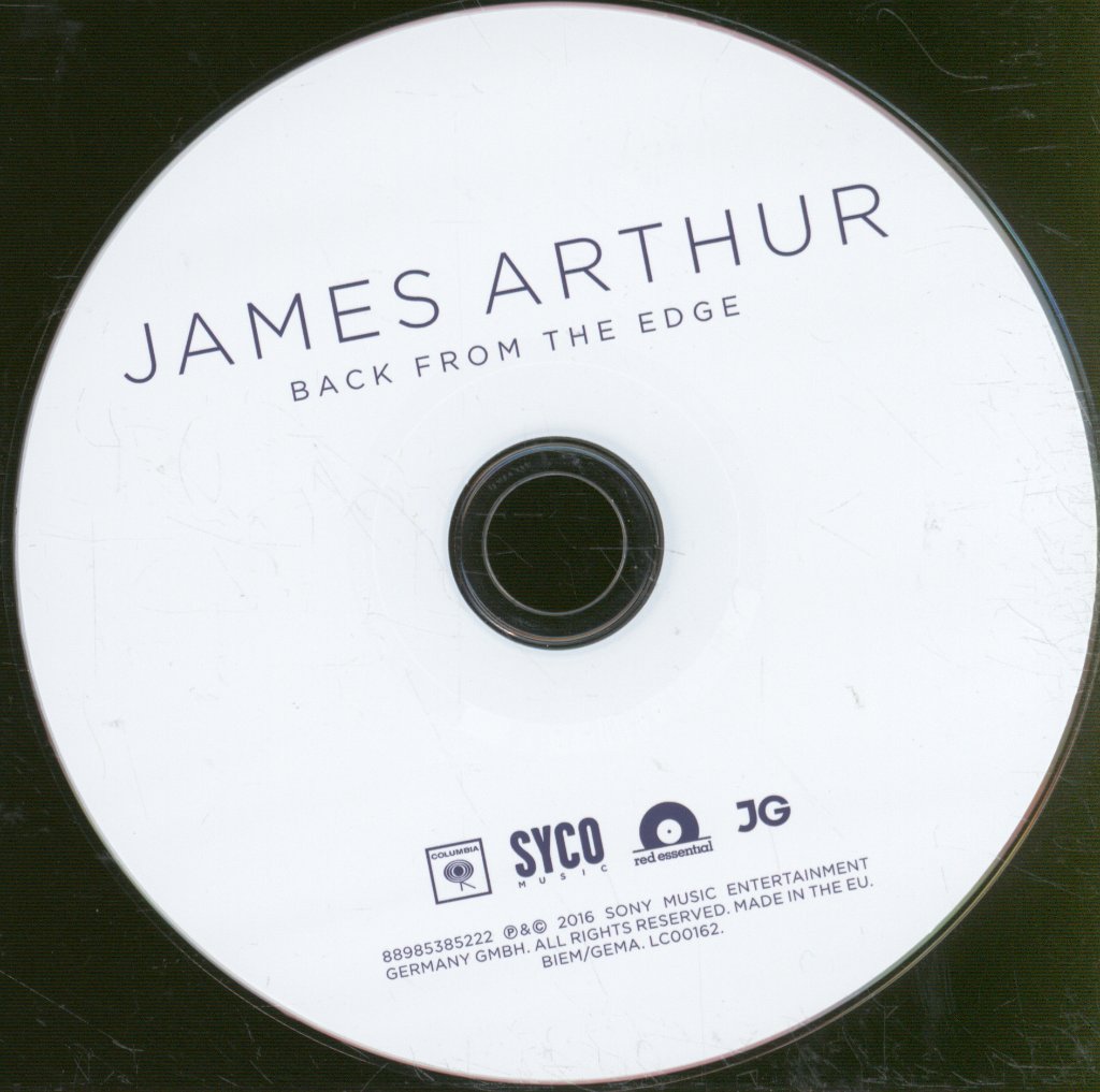 James Arthur - Back From The Edge - Cd