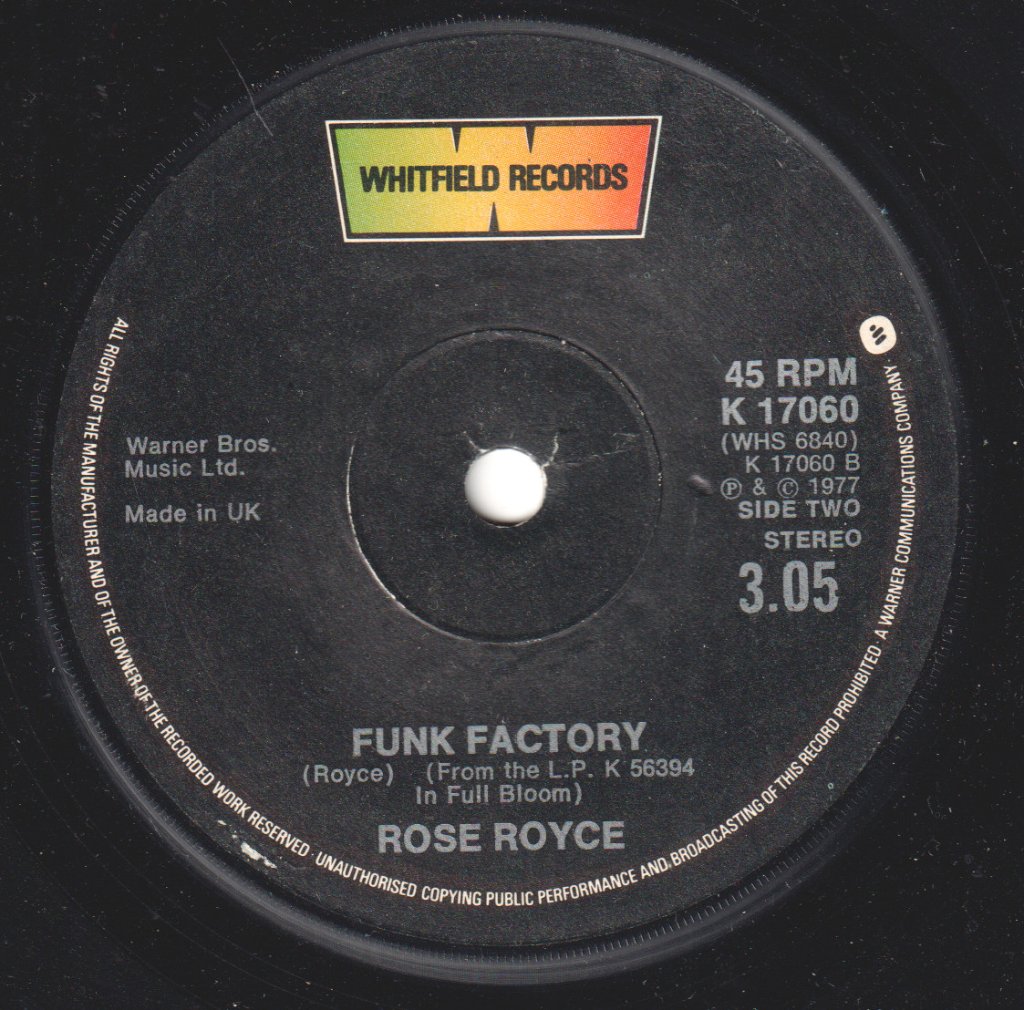 Rose Royce - Wishing On A Star - 7 Inch