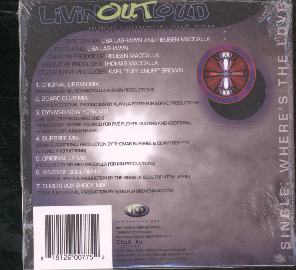 Livin' Out Loud - Where's The Love - Cd