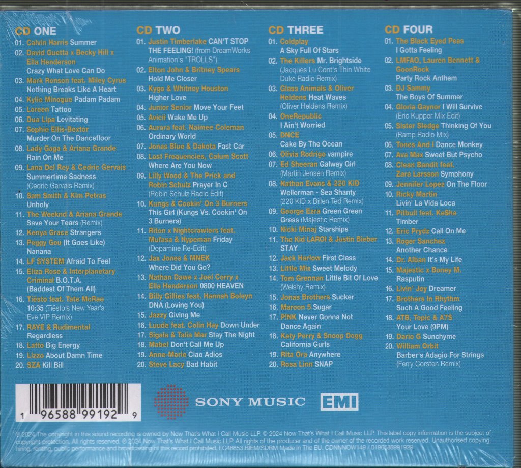 Various Artists - Now That's What I Call A Summer Party - Cd Set