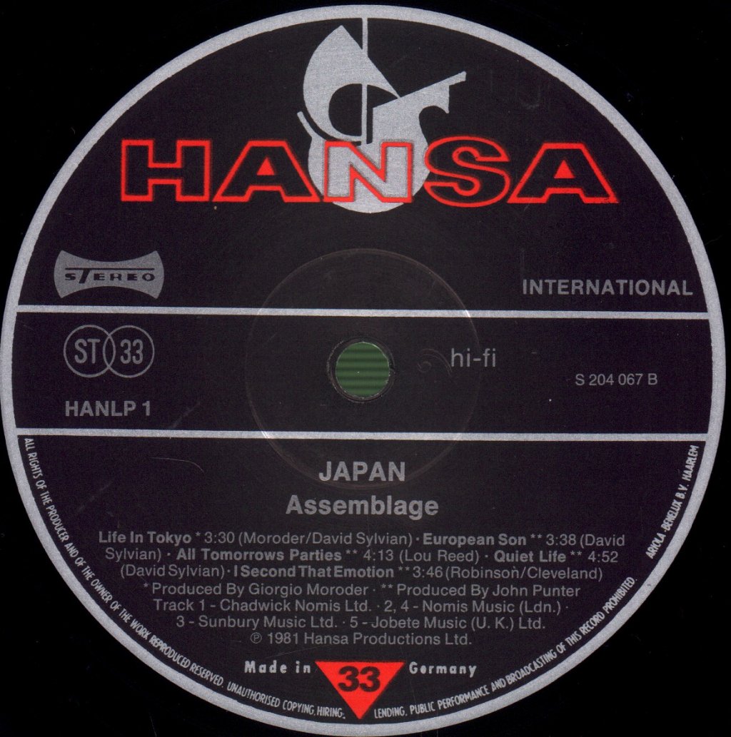 Japan - Assemblage - Lp