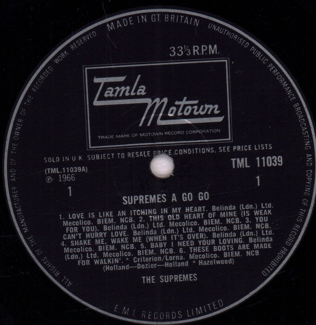 Supremes - A Go Go - Lp