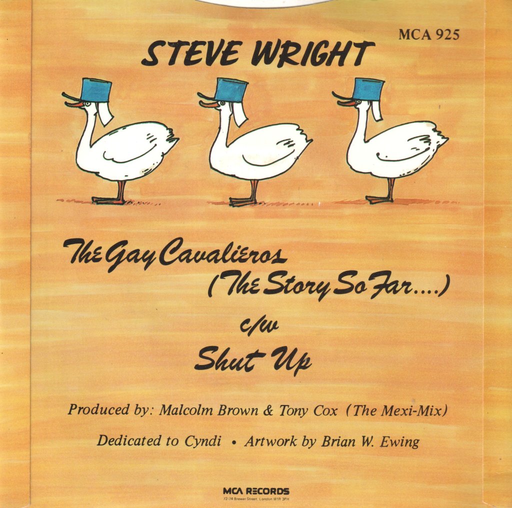 Steve Wright - Gay Cavalieros - 7 Inch