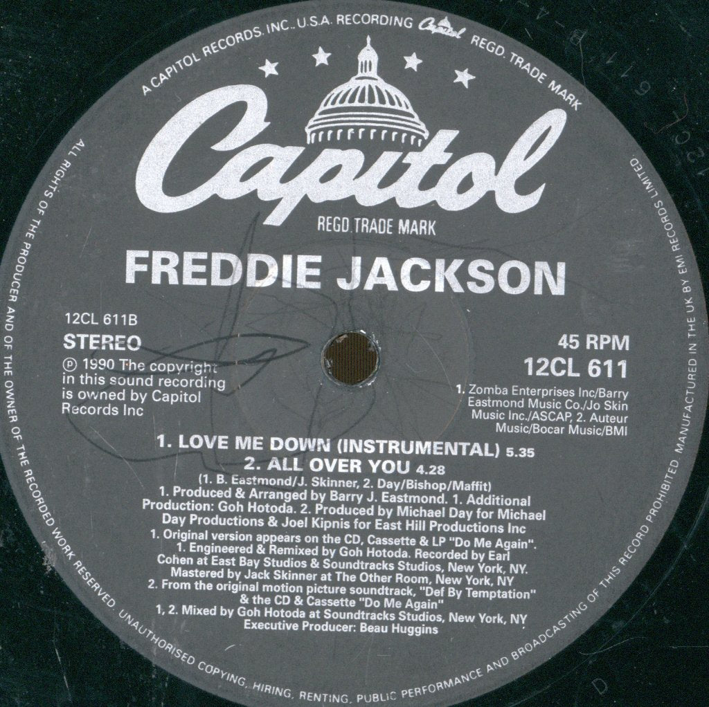 Freddie Jackson - Love Me Down - 12 Inch