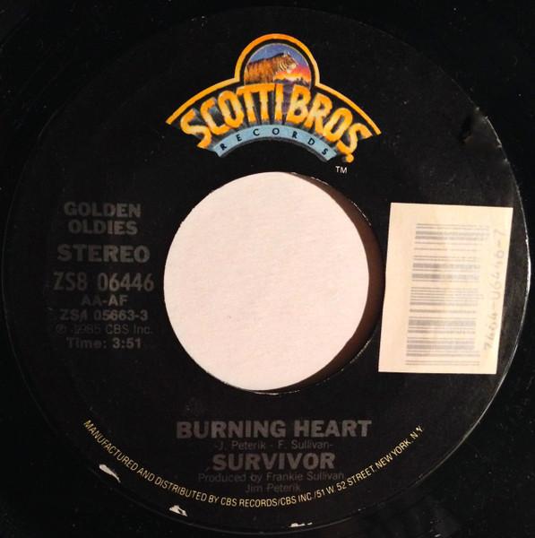 Survivor - Eye Of The Tiger / Burning Heart - 7 Inch