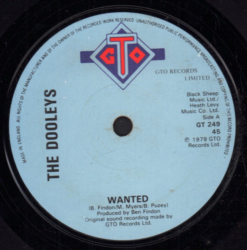 Dooleys - Wanted - 7 Inch