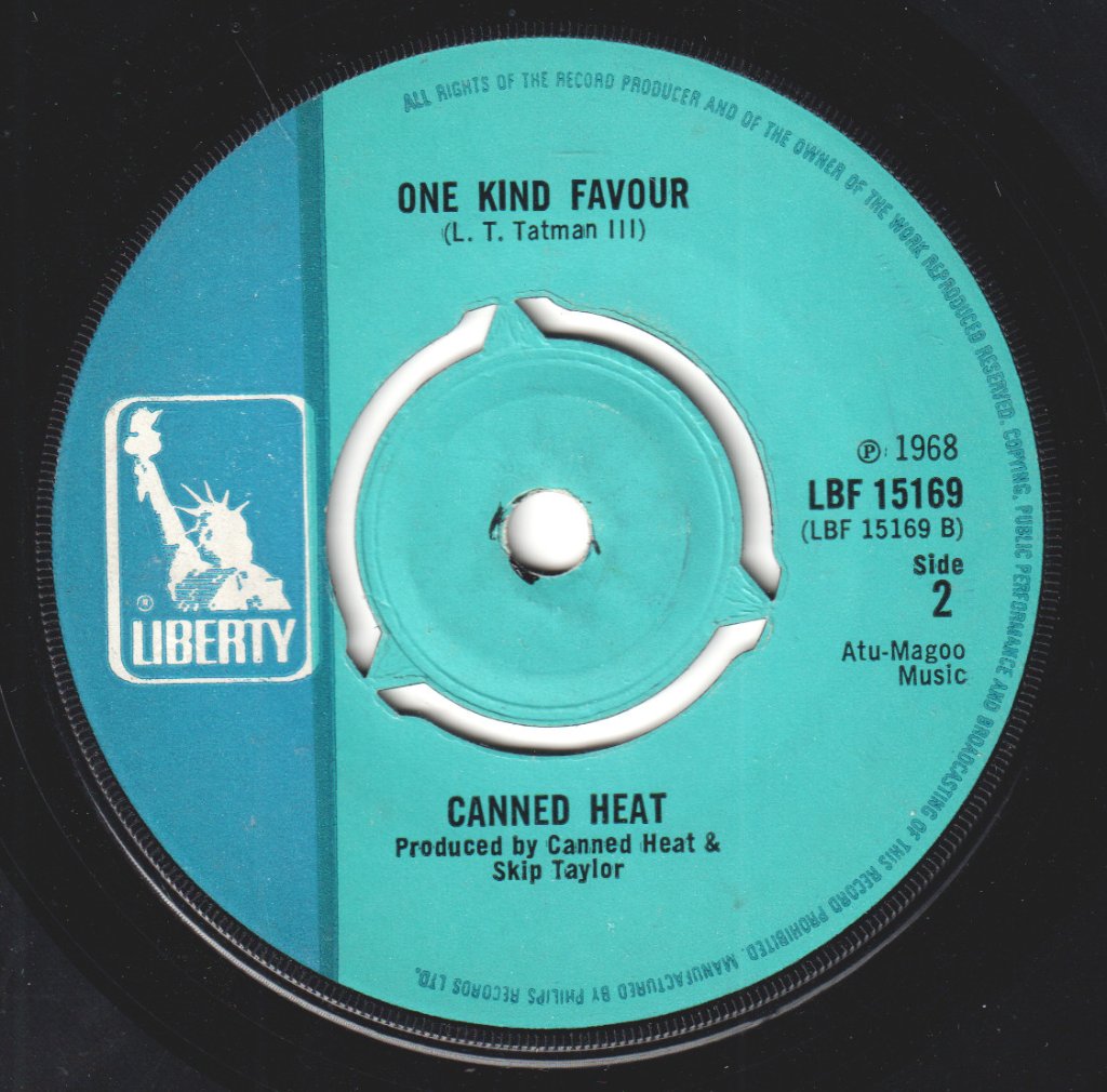 Canned Heat - Going Up The Country - 7 Inch