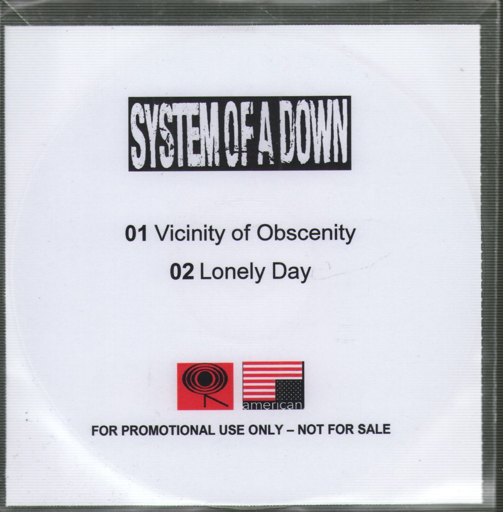 System Of A Down - Vicinity Of Obscenity - Cdr