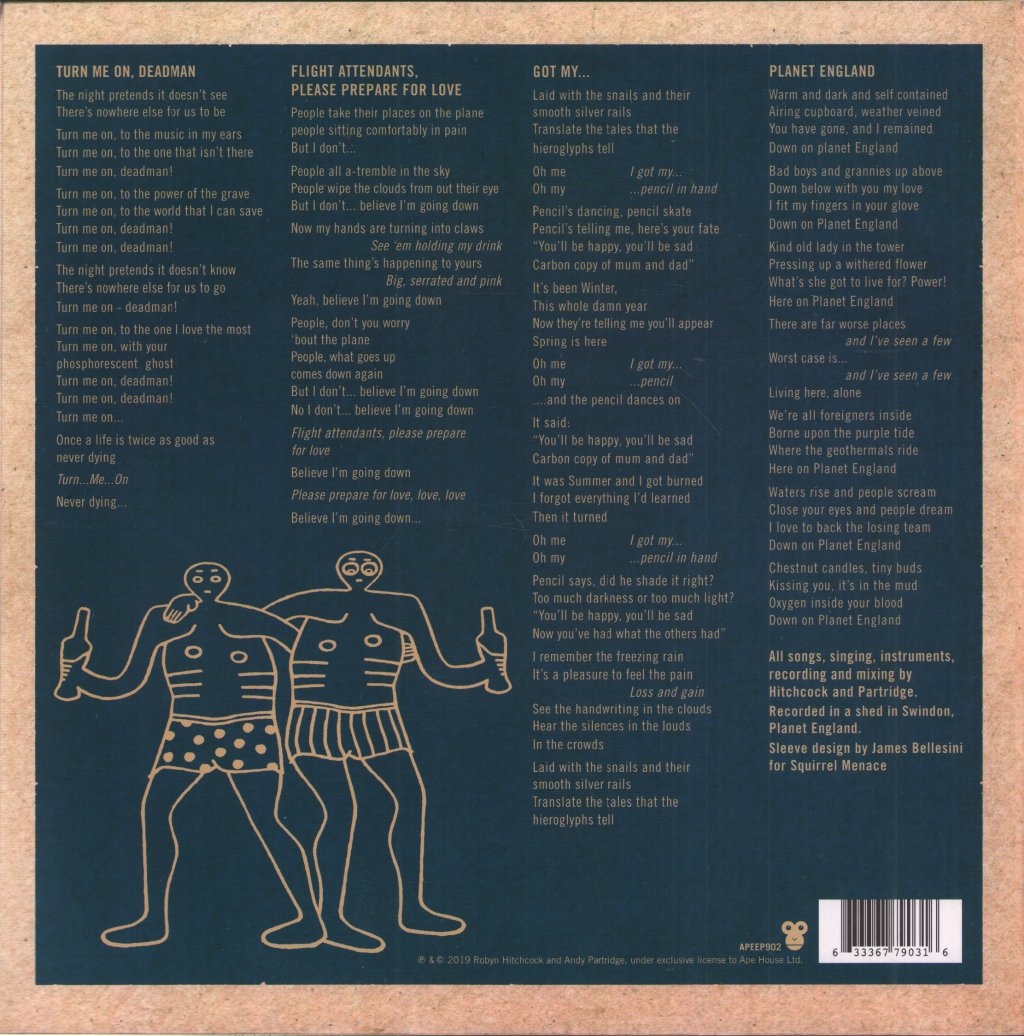 Robyn Hitchcock and Andy Partridge - Planet England - 10 Inch