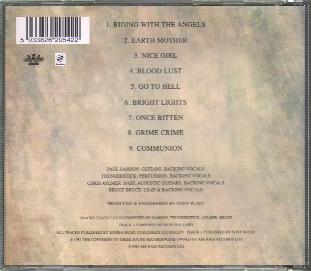 Samson (Nwobhm/Metal Group) - Shock Tactics - Cd