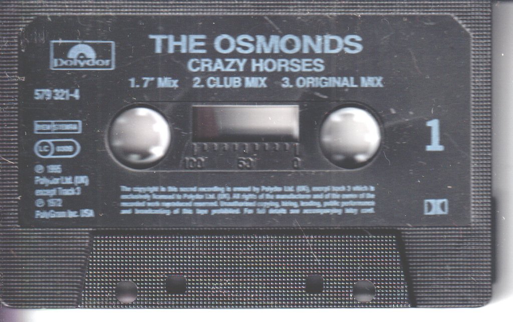 Osmonds - Crazy Horses (Utah Saints Remix) - Cassette