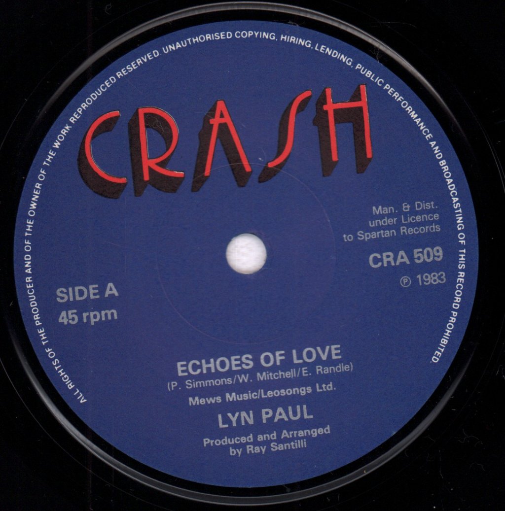 Lyn Paul - Echoes Of Love - 7 Inch