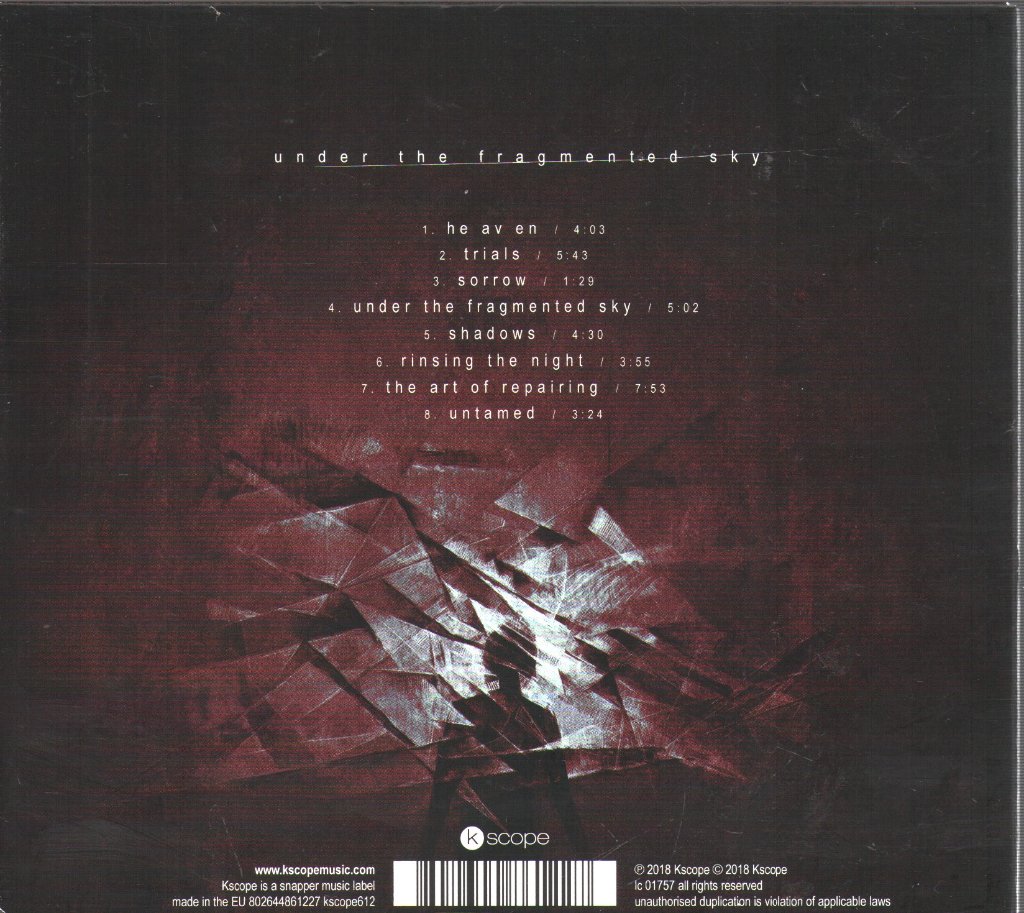 Lunatic Soul - Under The Fragmented Sky - Cd