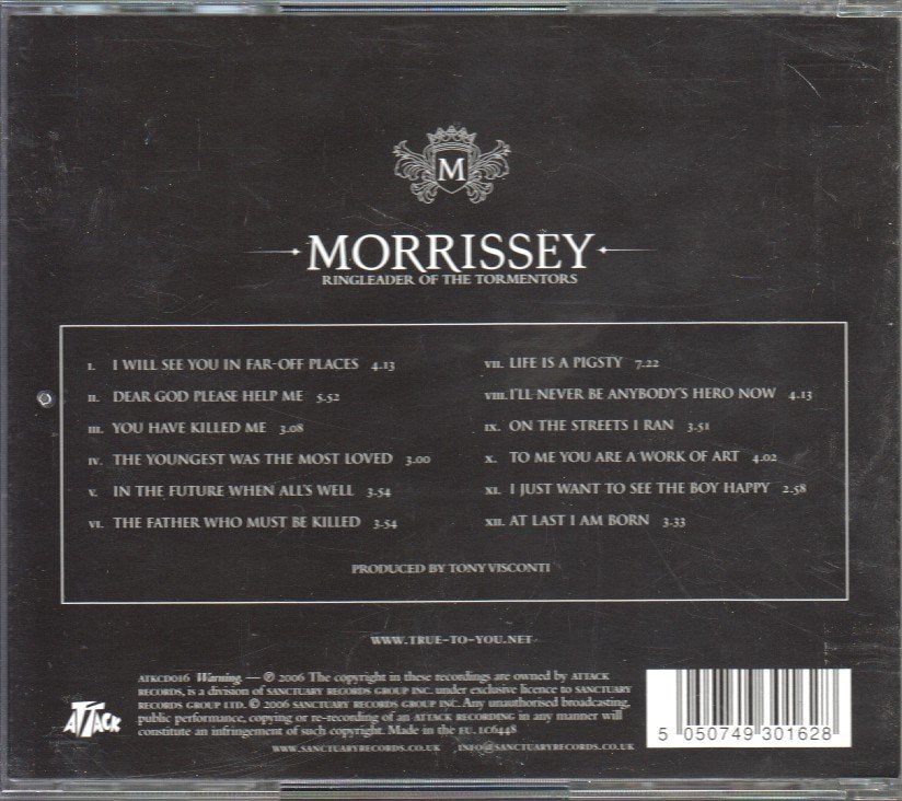 Morrissey - Ringleader Of The Tormentors - Cd