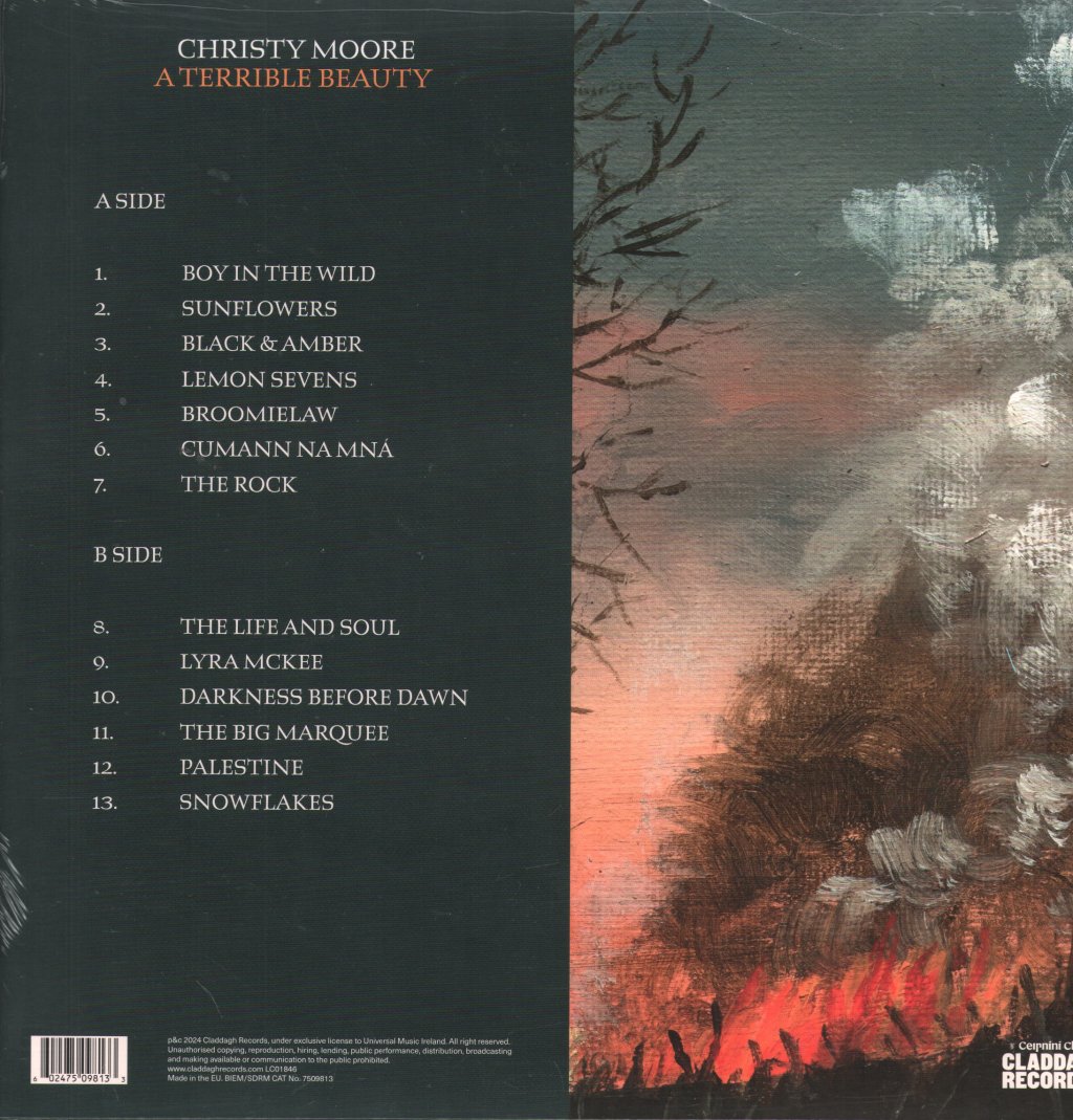 Christy Moore - A Terrible Beauty - Lp