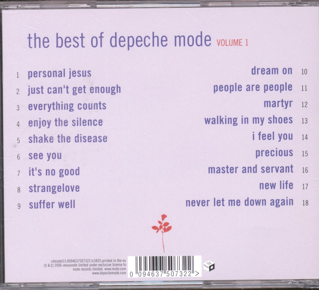 Depeche Mode - Best Of (Volume 1) - Cd