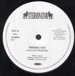 Diana Rutherford - Missing You - 12 Inch