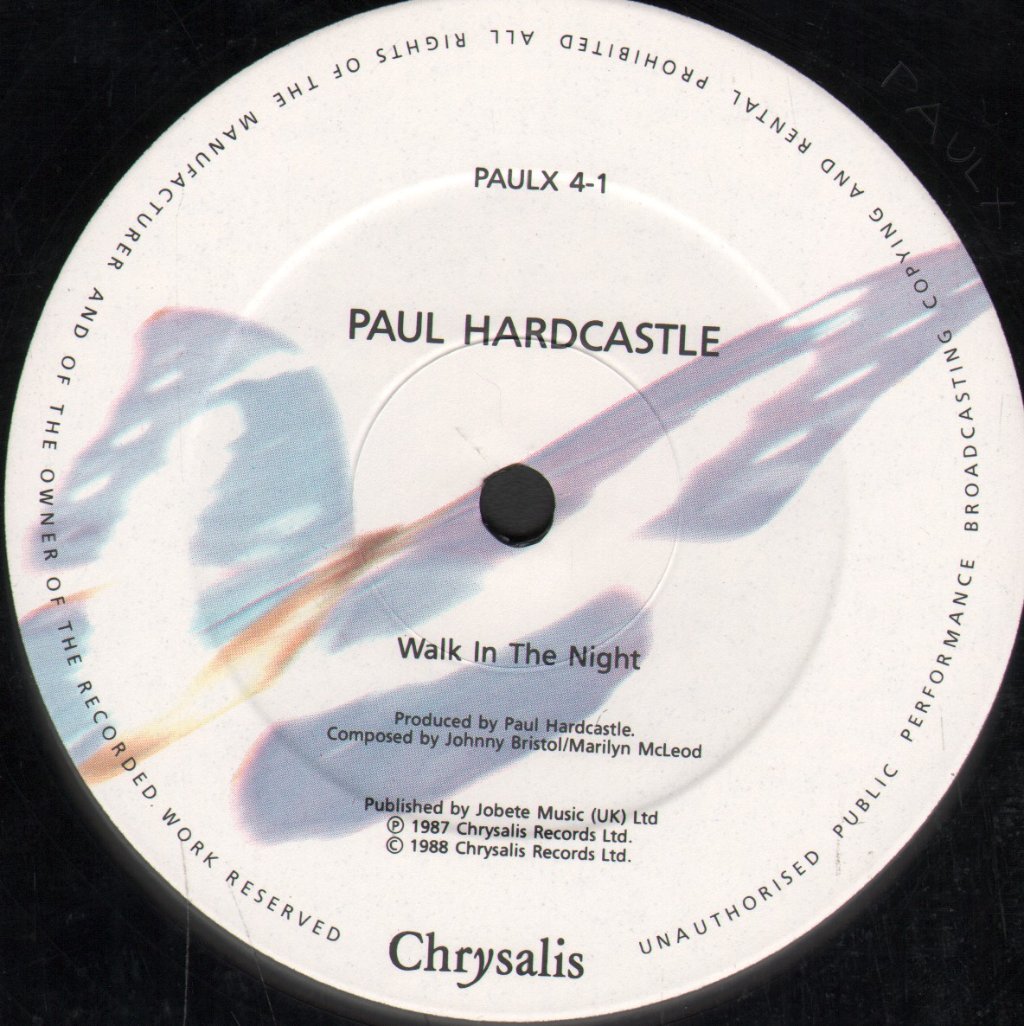 Paul Hardcastle - Walk In The Night - 12 Inch