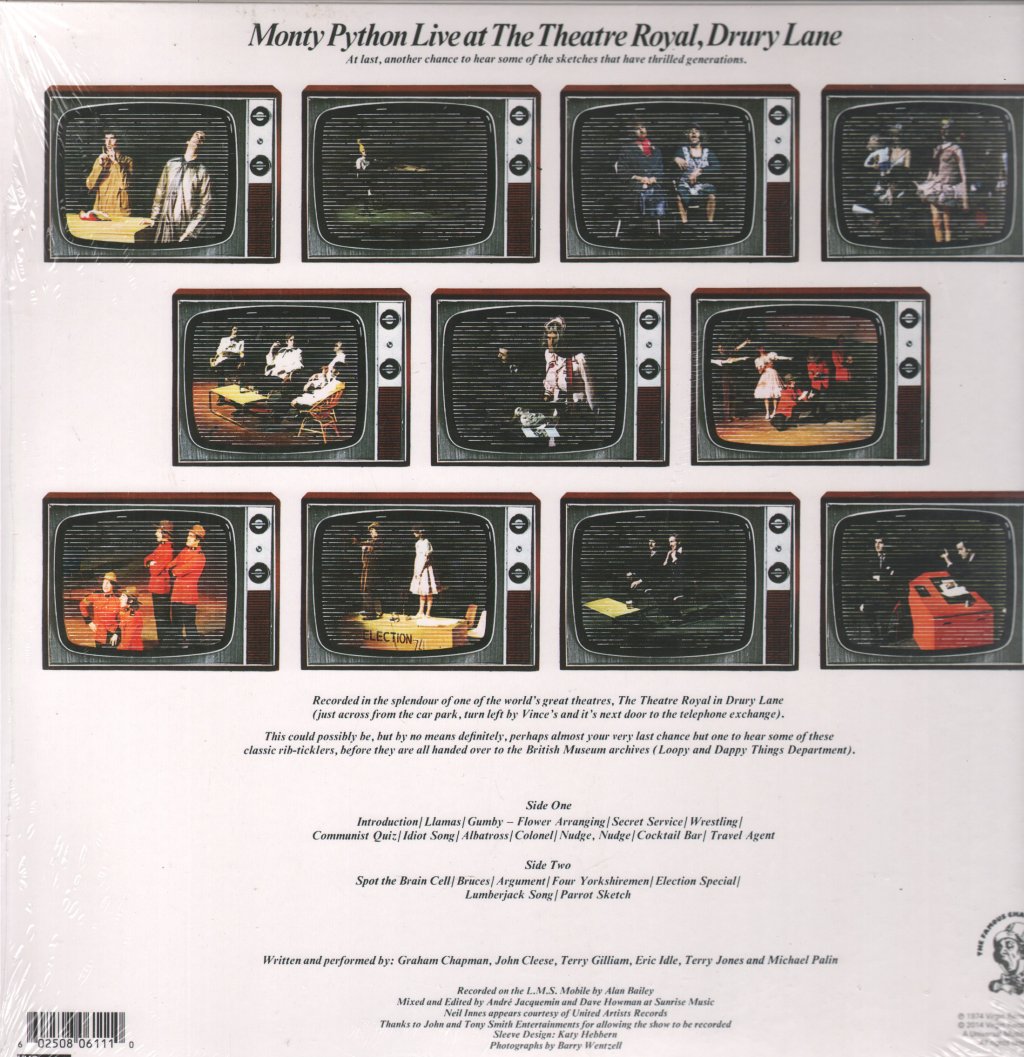 Monty Python - Monty Python Live At Drury Lane - Lp