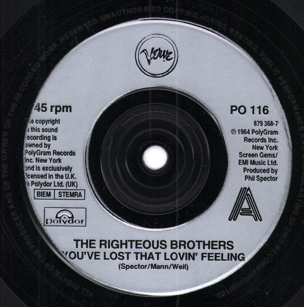 Righteous Brothers - You've Lost That Lovin' Feeling - 7 Inch