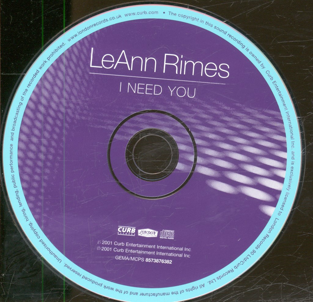 Leann Rimes - I Need You - Cd