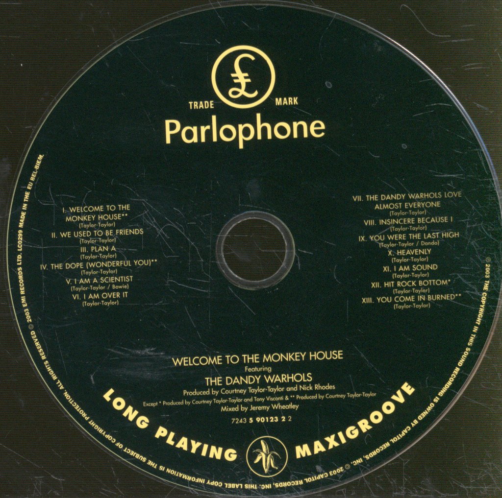 Dandy Warhols - Welcome To The Monkey House - Cd
