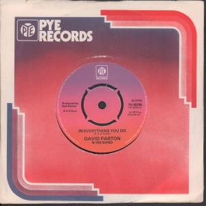 David Parton - In Everything You Do - 7 Inch