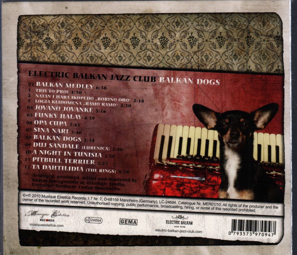 Electric Balkan Jazz Club - Balkan Dogs - Cd