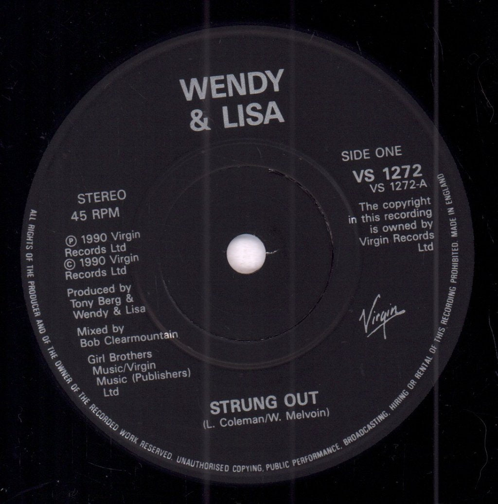 Wendy And Lisa - Strung Out - 7 Inch