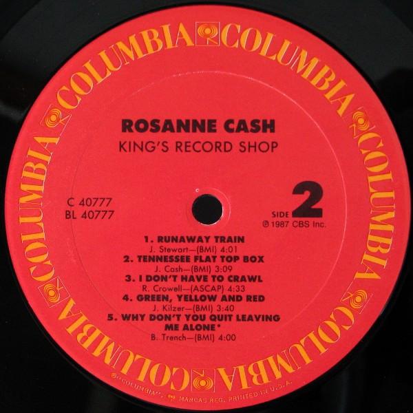 Rosanne Cash - King's Record Shop - Lp