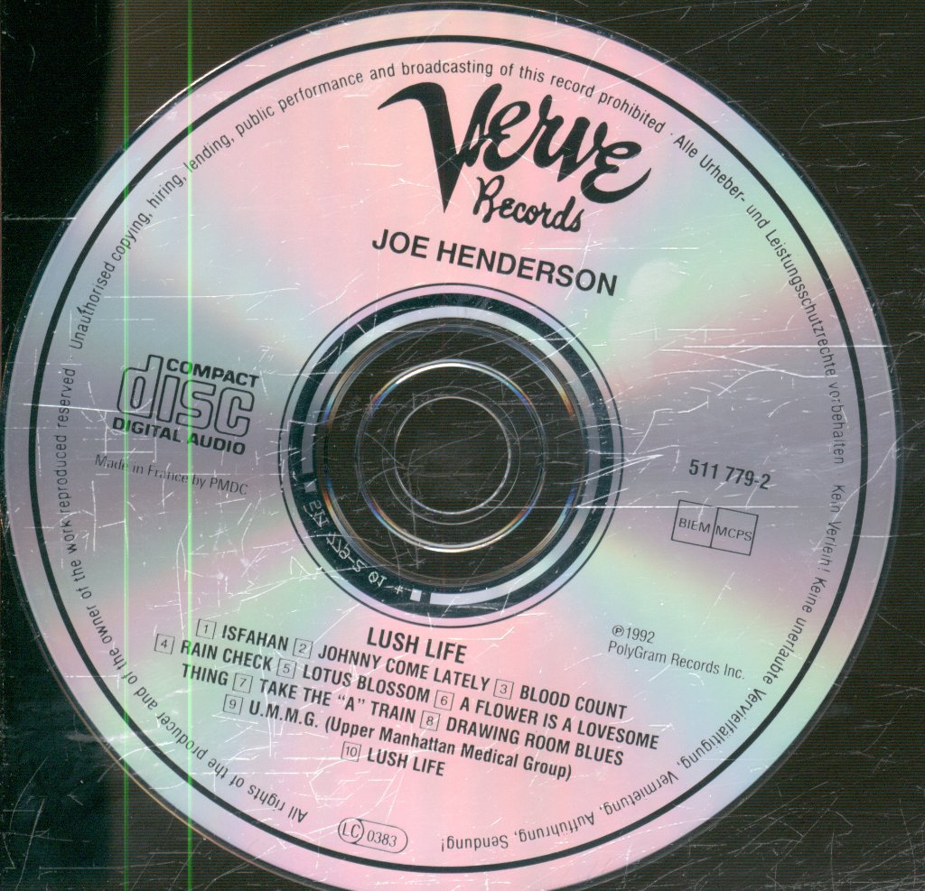 Joe Henderson - Lush Life (The Music Of Billy Strayhorn) - Cd