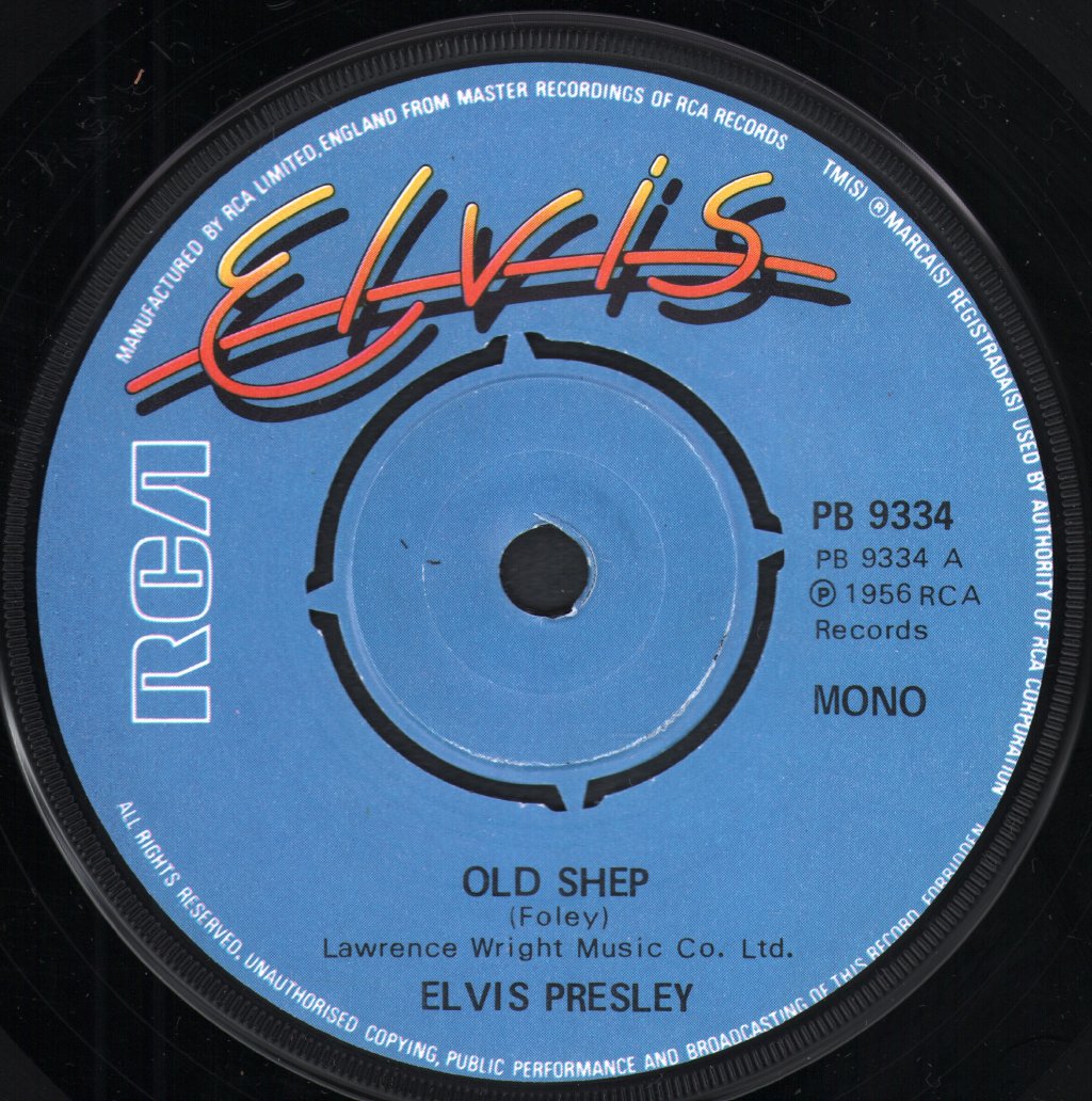 Elvis Presley - Old Shep - 7 Inch