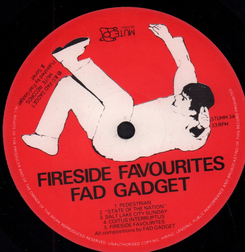 Fad Gadget - Fireside Favourites - Lp