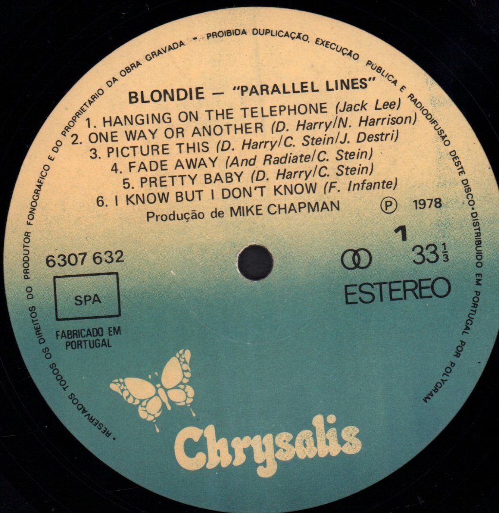Blondie - Parallel Lines - Lp