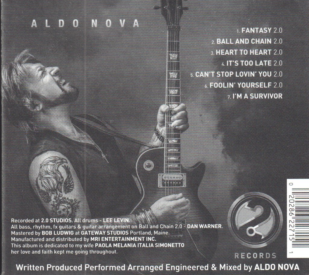 Aldo Nova - Aldo Nova 2.0 - Cd