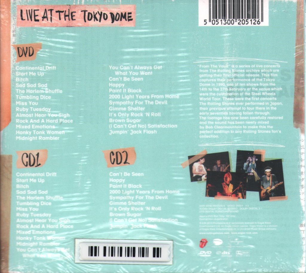 Rolling Stones - Live At The Tokyo Dome - Cd Set