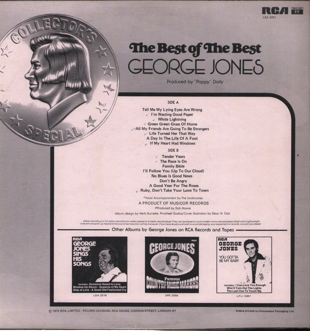 George Jones - Best Of The Best - Lp