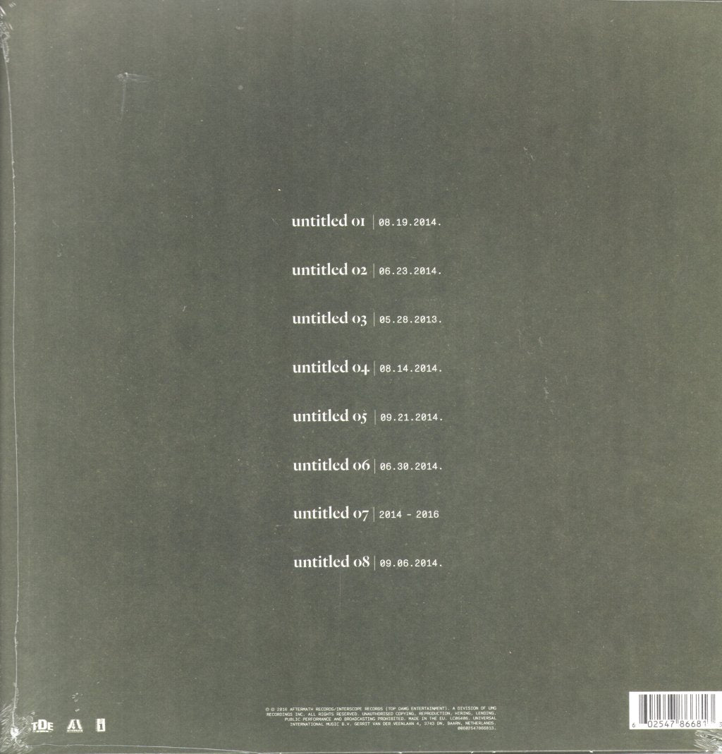 Kendrick Lamar - Untitled Unmastered - Lp